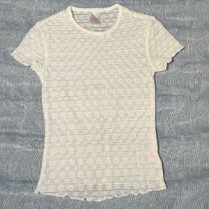 Elegant Cream Lace Women’s Top